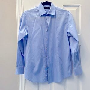 Boys long sleeve button up dress shirt